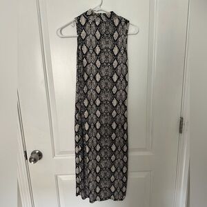 Snakeskin dress